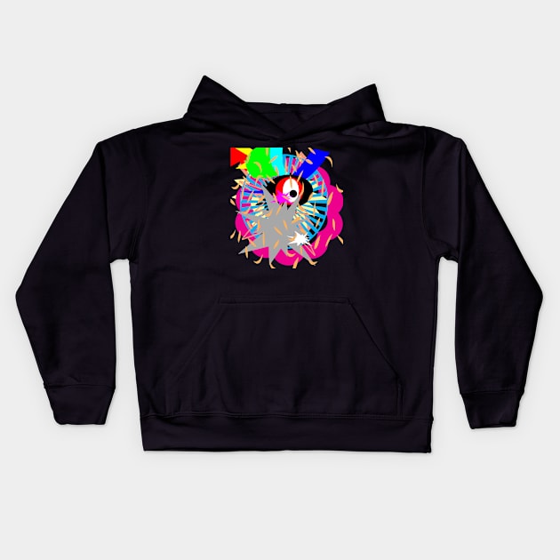 popart Kids Hoodie by rickylabellevie